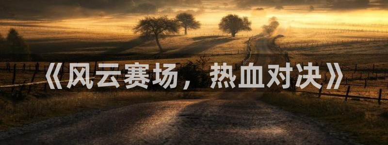 意昂4登录平台：《风云赛场，热血对决》